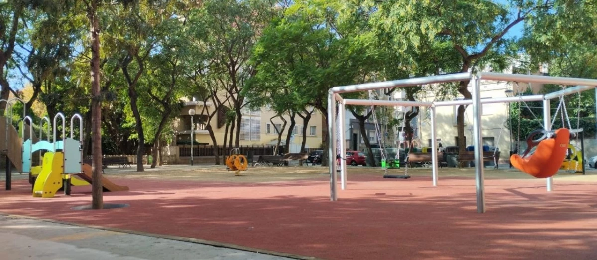 Los Bodegones cuentan ya con un área de juego infantil renovada